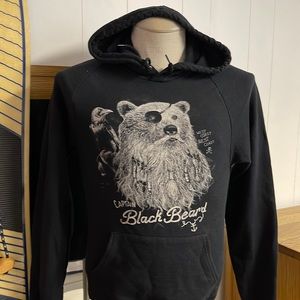 Westcoastees captain Blackbeard hoodie xsmall